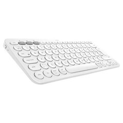 Беспроводная клавиатура Logitech K380 AZERTY, белая, французская цена и информация | Клавиатуры | kaup24.ee
