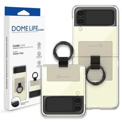 Whitestone CLEAR CASE RING GALAXY WITH FLIP 4 BEIGE цена и информация | Чехлы для телефонов | kaup24.ee