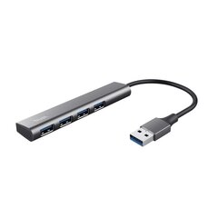 USB Centrmezgls Trust Halyx 4 Port USB 3.2 Gen1 Hub цена и информация | Адаптеры и USB-hub | kaup24.ee