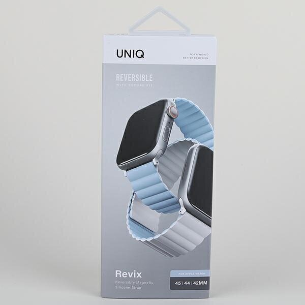 Uniq Revix Series White Blue hind ja info | Nutikellade ja nutivõrude tarvikud | kaup24.ee