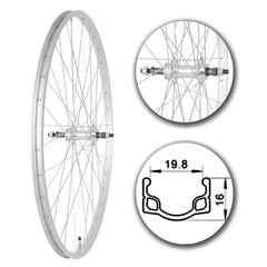 27" Колесо велосипедное, заднее цена и информация | Другие запчасти для велосипеда | kaup24.ee