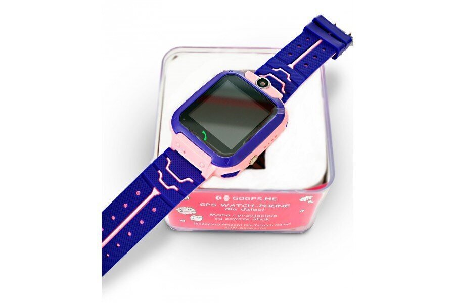 GoGPS K16S Pink/Purple hind ja info | Nutikellad (smartwatch) | kaup24.ee