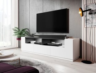 TV spintelė Cama Mebles Las Vegas, balta/juoda hind ja info | TV alused | kaup24.ee