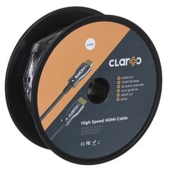 CLAROC КАБЕЛЬ HDMI ВОЛОКОННО-ОПТИЧЕСКИЙ AOC 2.0, 4K, 40M цена и информация | Кабели и провода | kaup24.ee