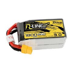 Aku Tattu R-line 3.0 1800mAh 14,8v 120c 4S1p XT60 цена и информация | Смарттехника и аксессуары | kaup24.ee