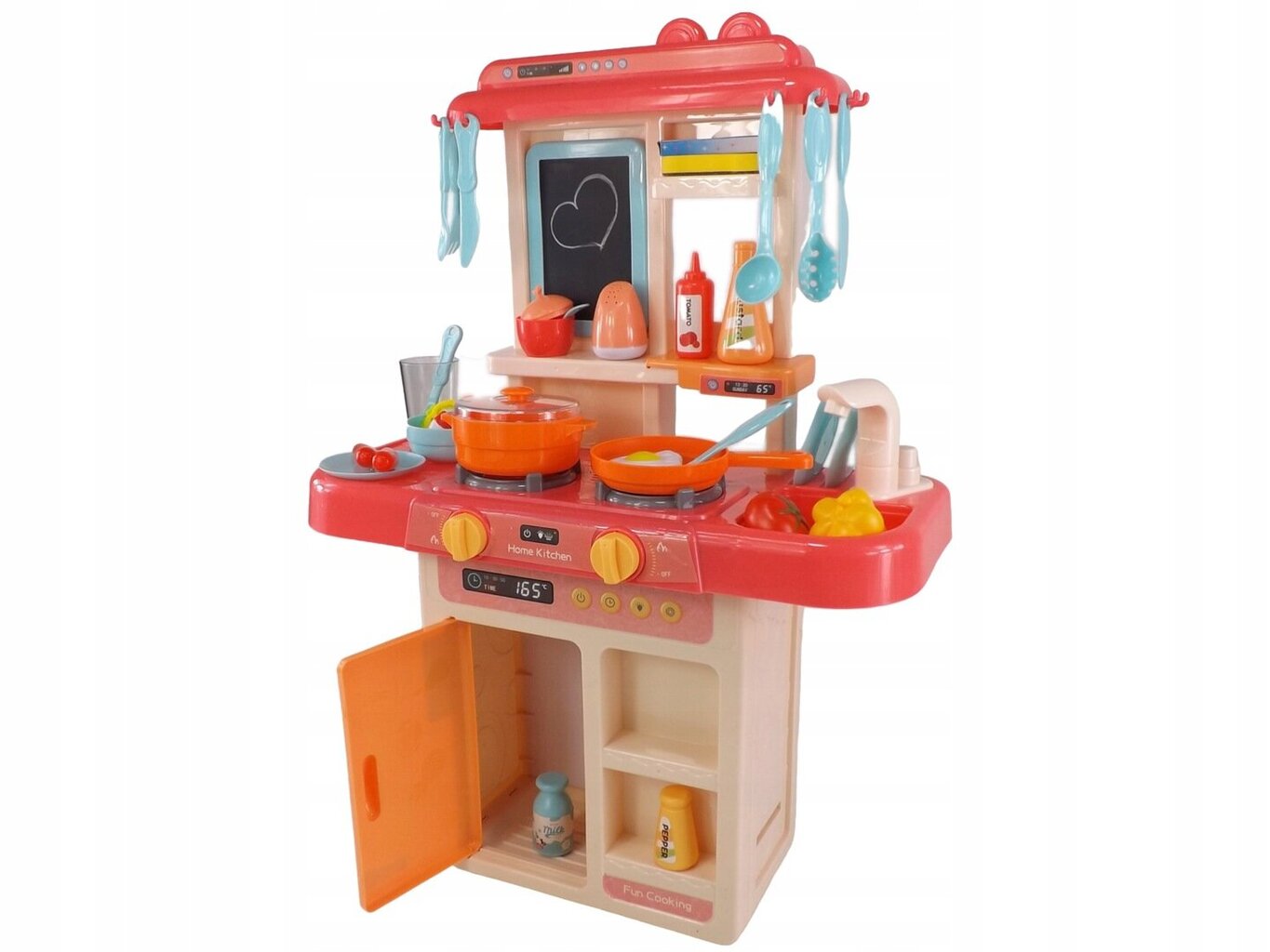 Laste köök koos külmiku ja gaasiplaadiga 170 цена и информация | Tüdrukute mänguasjad | kaup24.ee