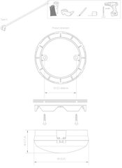 CORVI led surface 4 light 6w 4000k 675 lumen IP54 Dimmable цена и информация | Лампочки | kaup24.ee