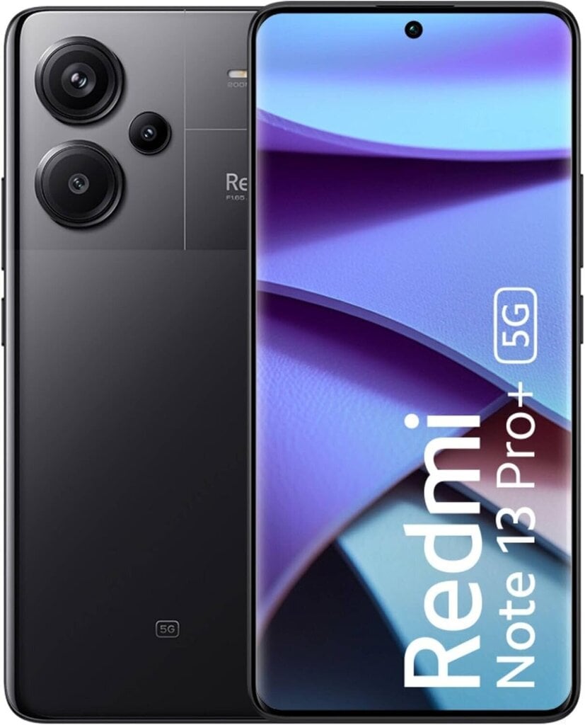 Xiaomi Redmi Note 13 Pro Plus 8/256GB 5G DS Midnight Black цена и информация | Telefonid | kaup24.ee