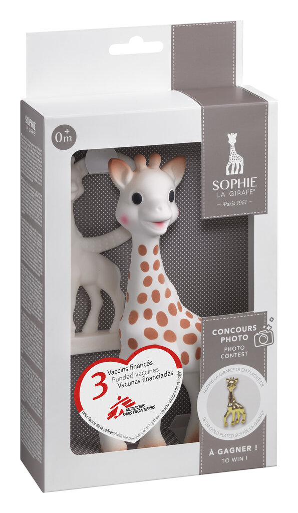 Närimisrõngaste komplekt Vulli Sophie la girafe, 516510E цена и информация | Imikute mänguasjad | kaup24.ee