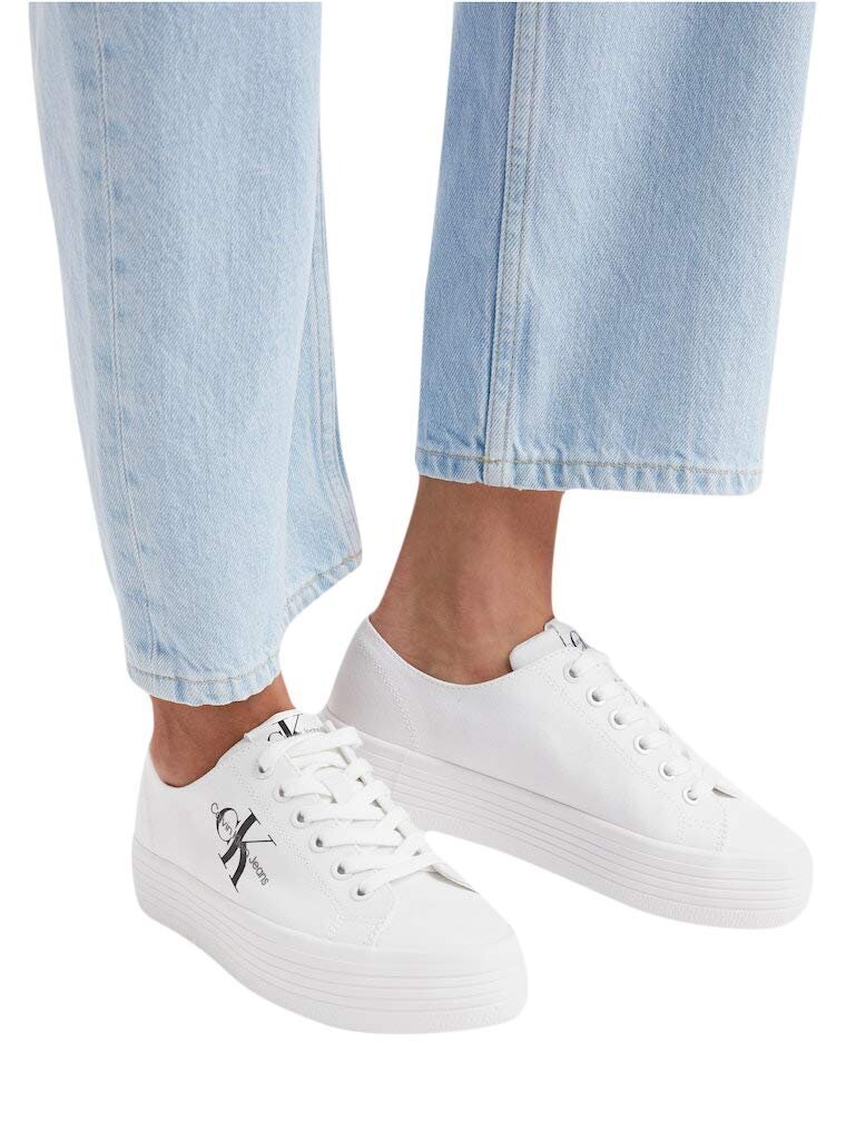 Spordijalatsid naistele Calvin Klein Jeans 53159, valge цена и информация | Naiste spordi- ja vabaajajalatsid | kaup24.ee