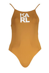Ujumisriided naistele Karl Lagerfeld Beachwear KL22WOP01, pruun цена и информация | Купальники | kaup24.ee