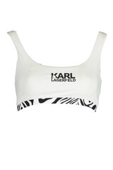 Bikiinitop naistele Karl Lagerfeld Beachwear KL22WTP24, valge hind ja info | Naiste ujumisriided | kaup24.ee
