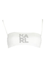 Bikiinitop naistele Karl Lagerfeld Beachwear KL22WTP17, valge цена и информация | Купальники | kaup24.ee