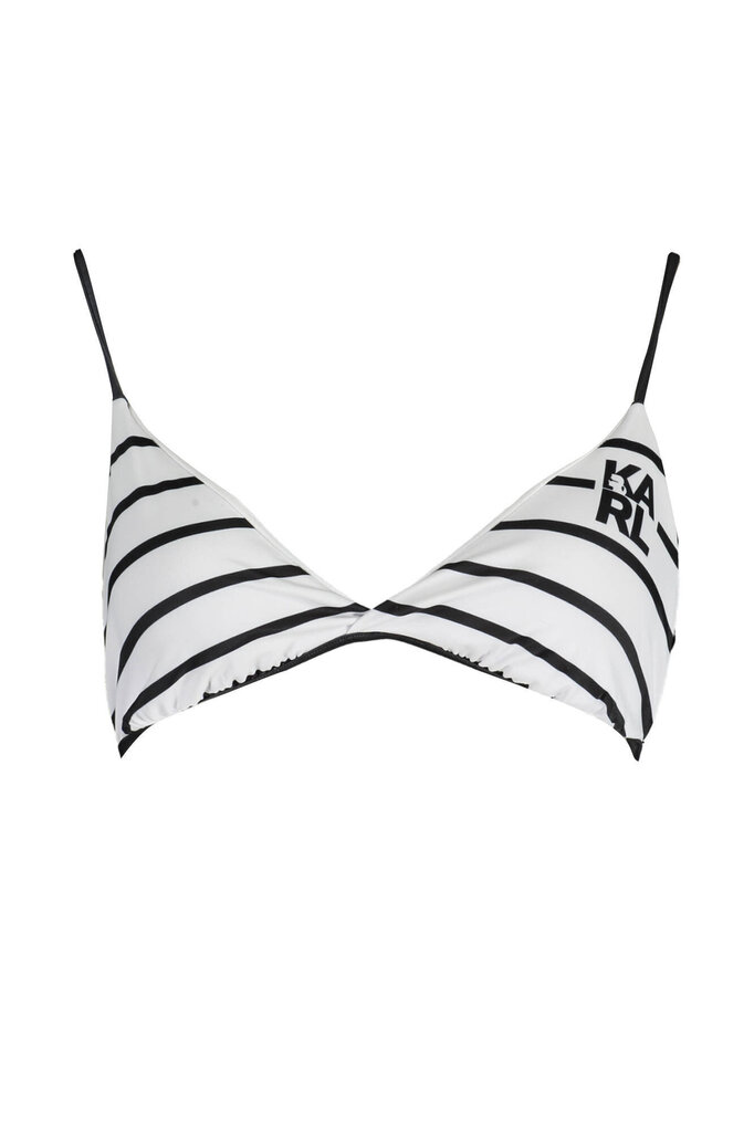 Bikiinitop naistele Karl Lagerfeld Beachwear KL22WTP15, valge hind ja info | Naiste ujumisriided | kaup24.ee