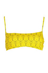 Bikiinid naistele Karl Lagerfeld Beachwear KL22WTP14, kollane hind ja info | Naiste ujumisriided | kaup24.ee