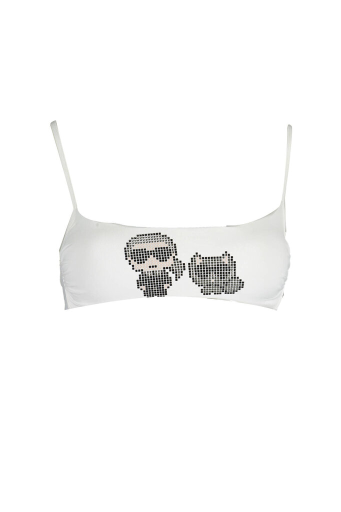 Bikiinitop naistele Karl Lagerfeld Beachwear KL22WTP04, valge цена и информация | Naiste ujumisriided | kaup24.ee