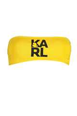 Bikiinitop naistele Karl Lagerfeld Beachwear KL22WTP02, kollane hind ja info | Naiste ujumisriided | kaup24.ee