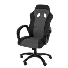 Игровой стул Race, серый/черный цена и информация | Офисные кресла | kaup24.ee