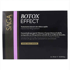 Средство для придания объема Saga Botox Effect, 6 x 10 мл цена и информация | Средства для укрепления волос | kaup24.ee