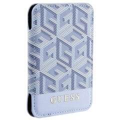 Guess Wallet Card Slot GUWMSHGCFSEB MagSafe GCube stripe niebieski|blue GUWMSHGCFSEB цена и информация | Женские кошельки, держатели для карточек | kaup24.ee