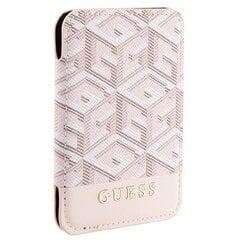 Guess Wallet Card Slot GUWMSHGCFSEP MagSafe GCube stripe różowy|pink GUWMSHGCFSEP цена и информация | Женские кошельки, держатели для карточек | kaup24.ee