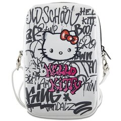 Hello Kitty Torebka HKPBPDGPHE biały|white Graffiti Kitty Head HKPBPDGPHE цена и информация | Женские сумки | kaup24.ee