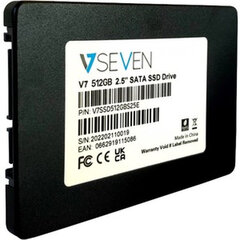 Kõvaketas V7 V7SSD512GBS25E 512 GB цена и информация | Жёсткие диски (SSD, HDD) | kaup24.ee