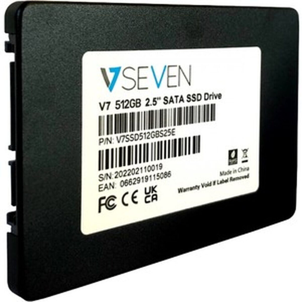 Kõvaketas V7 V7SSD512GBS25E 512 GB цена и информация | Välised kõvakettad (SSD, HDD) | kaup24.ee