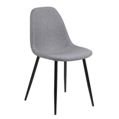 Комплект из 4-х стульев Wilma, светло-серый/черный цена и информация | Стулья для кухни и столовой | kaup24.ee