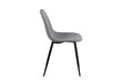 4 tooli komplekt Wilma, helehall/must hind ja info | Söögilaua toolid, köögitoolid | kaup24.ee