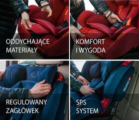 Turvatool Coletto Vivaro Isofix, 9-36 kg, Red hind ja info | Turvatoolid | kaup24.ee