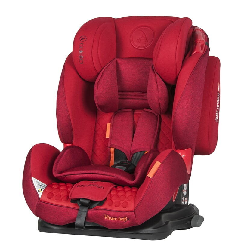 Turvatool Coletto Vivaro Isofix, 9-36 kg, Red hind ja info | Turvatoolid | kaup24.ee