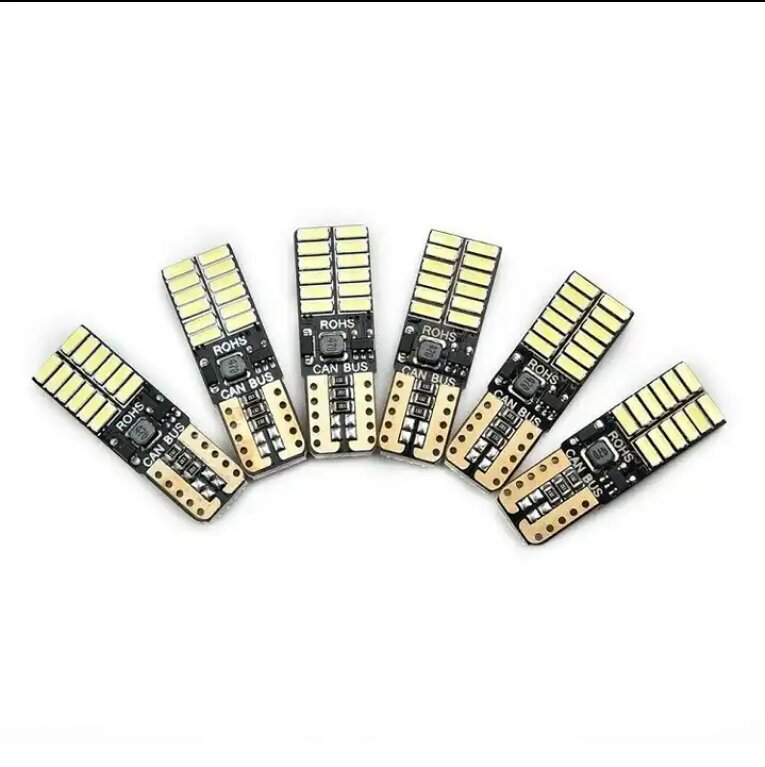 2x T10 (5W5) LED pirn 24SMD valge цена и информация | Autopirnid | kaup24.ee