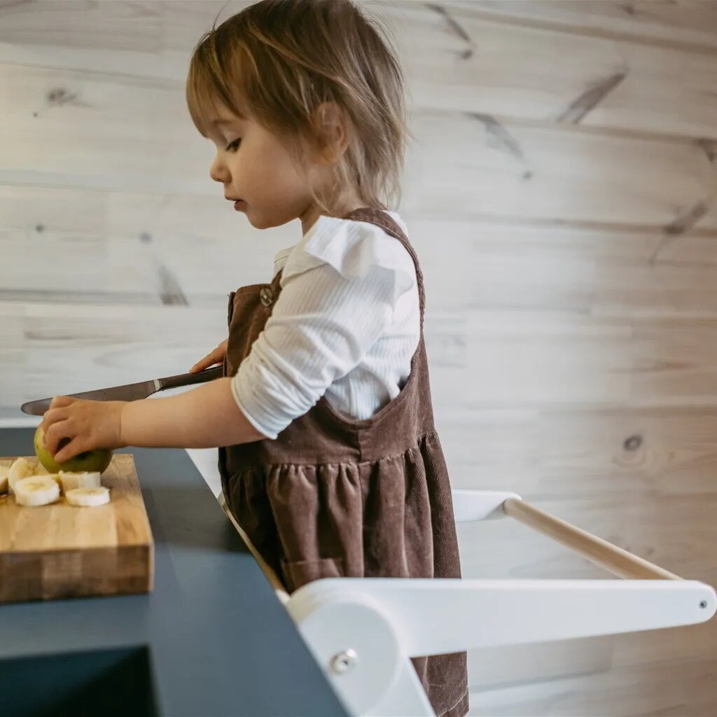 Kokkupandav puidust laste ronimisraam, torn, valge hind ja info | Laste lauad ja toolid | kaup24.ee