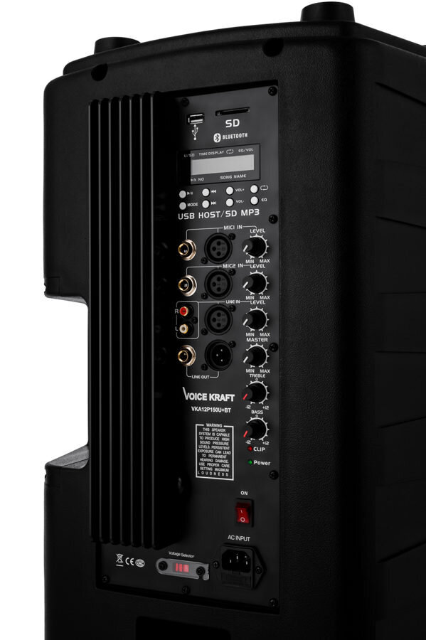Aktiivne tromboon VK-12P150U BT hind ja info | Koduaudio ja "Soundbar" süsteemid | kaup24.ee