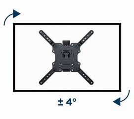 Gembird WM-55ST-01 цена и информация | Кронштейны для монитора | kaup24.ee