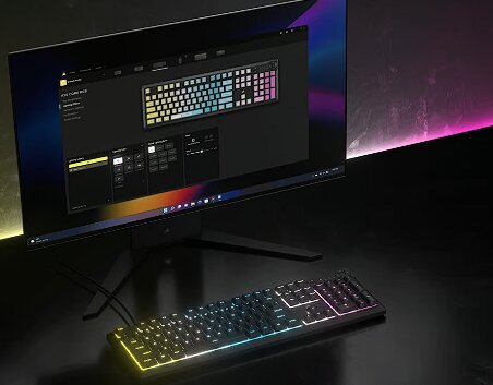 Corsair K55 Core RGB (CH-9226C65-NA) hind ja info | Klaviatuurid | kaup24.ee