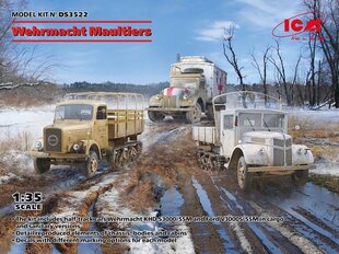 Liimitav mudel ICM DS3522 Wehrmacht Maultiers 1/35 цена и информация | Склеиваемые модели | kaup24.ee