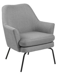Кресло Chisa, серое/черное цена и информация | Кресла в гостиную | kaup24.ee