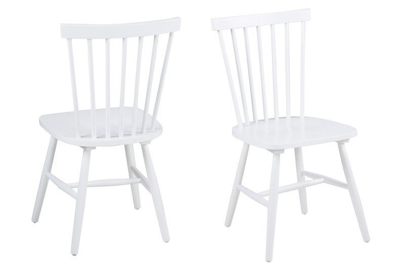 2-tooli komplekt Riano, valge hind ja info | Söögilaua toolid, köögitoolid | kaup24.ee