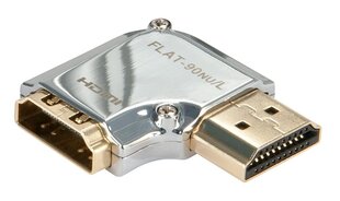 Переходник HDMI на HDMI/90 градусов, LINDY цена и информация | Адаптер Aten Video Splitter 2 port 450MHz | kaup24.ee