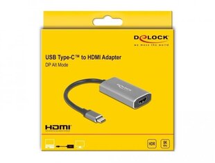 Delock DP Alt Mode hind ja info | USB jagajad, adapterid | kaup24.ee
