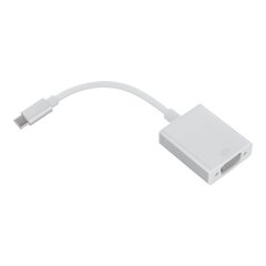 Fusion адаптер USB-C на VGA Серебряный цена и информация | Адаптеры и USB-hub | kaup24.ee