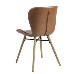 2 tooli komplekt Batilda, pruun цена и информация | Стулья для кухни и столовой | kaup24.ee