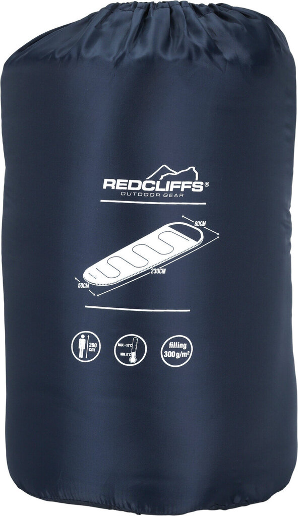 Magamiskott Redcliffs 300g, 230x80 cm, tumesinine hind ja info | Magamiskotid | kaup24.ee