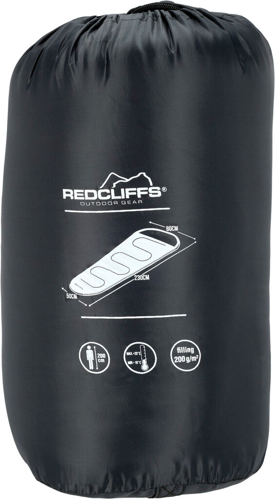 Magamiskott Redcliffs 200g, 230x80 cm, helesinine hind ja info | Magamiskotid | kaup24.ee