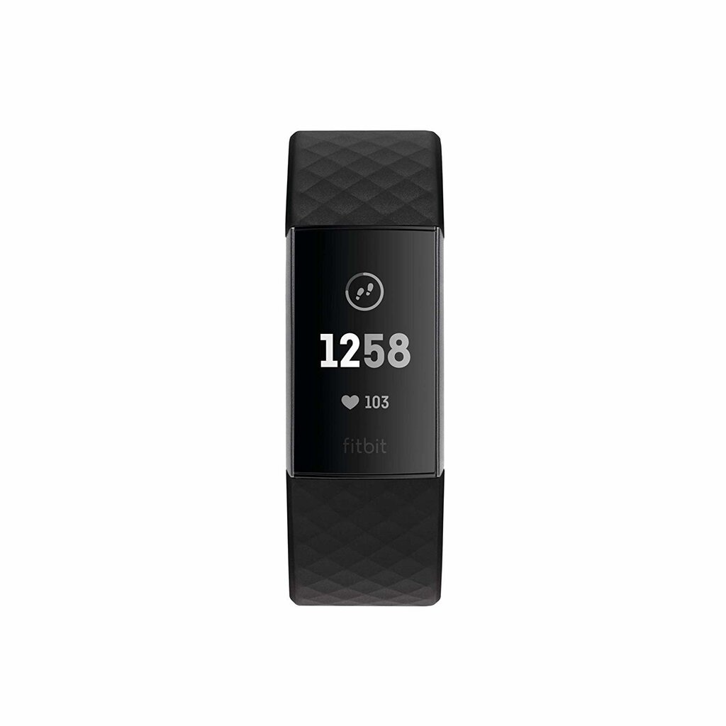 Nutivõru Fitbit Charge 3, Graphite/Must hind ja info | Nutivõrud (fitness tracker) | kaup24.ee