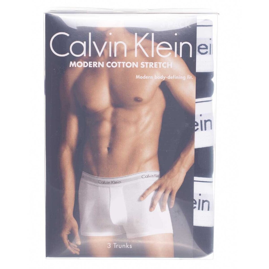 Lühikesed püksid meestele Calvin Klein 50784, must, 3 tk цена и информация | Meeste aluspesu | kaup24.ee