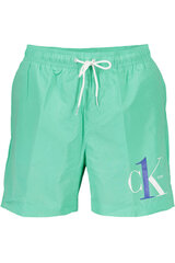 Ujumispüksid meestele Calvin Klein, roheline hind ja info | Ujumispüksid, shortsid | kaup24.ee