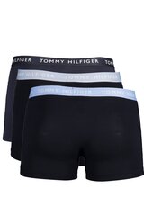 Lühikesed püksid meestele Tommy Hilfiger UM0UM02324, must, 3 tk hind ja info | Meeste aluspesu | kaup24.ee